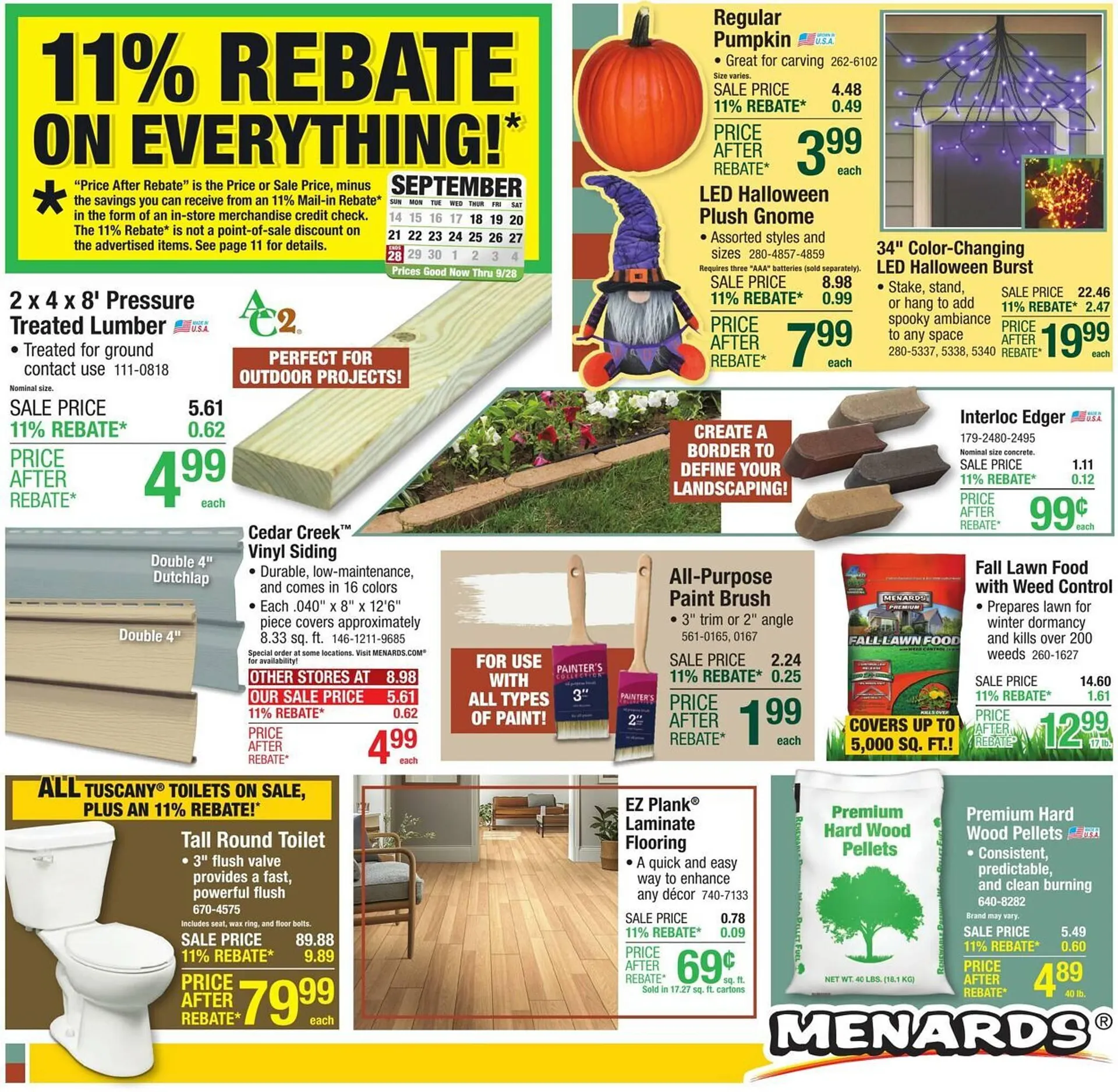 Menards weekly ad - 1