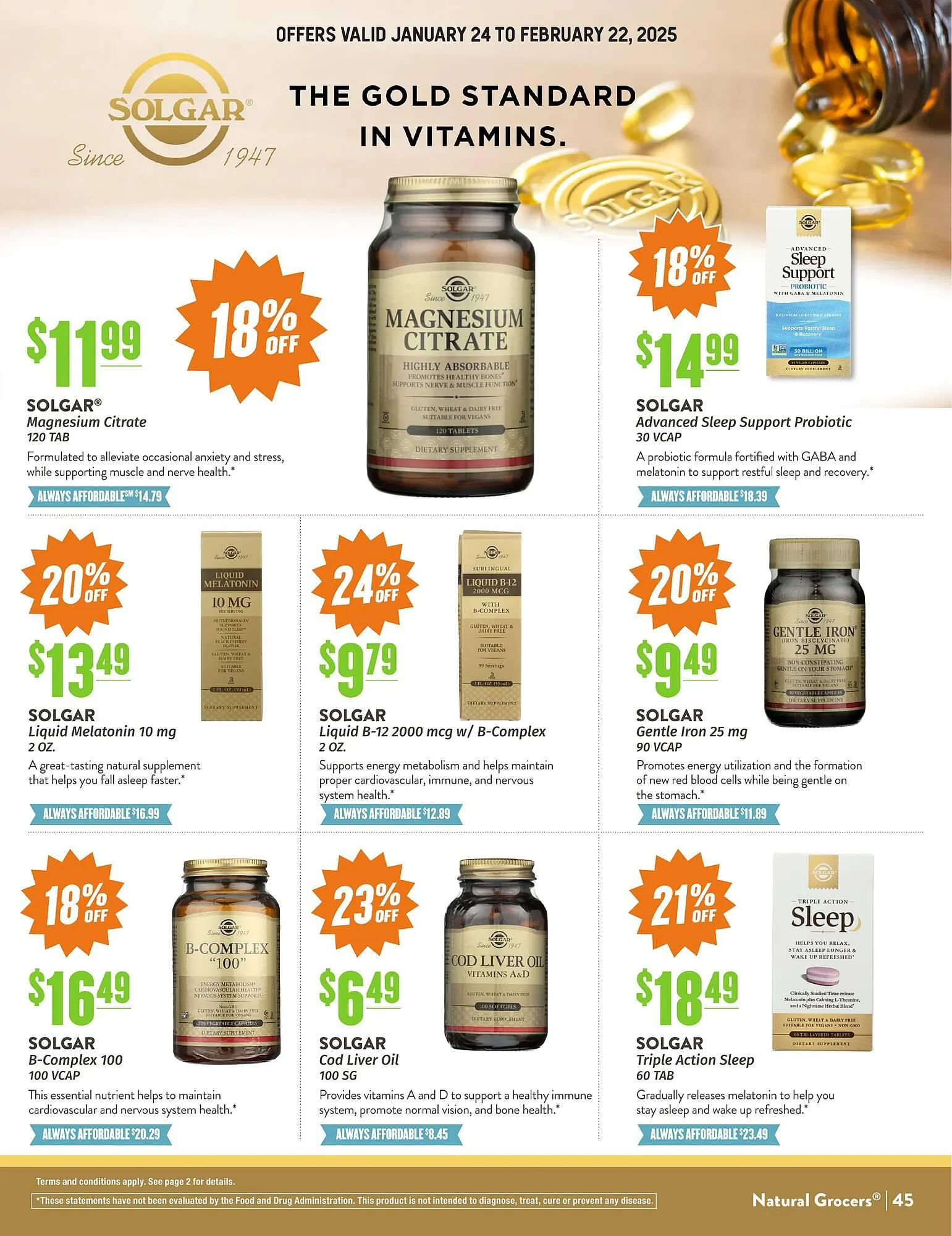 Weekly ad Natural Grocers ad from January 24 to February 22 2025 - Page 44