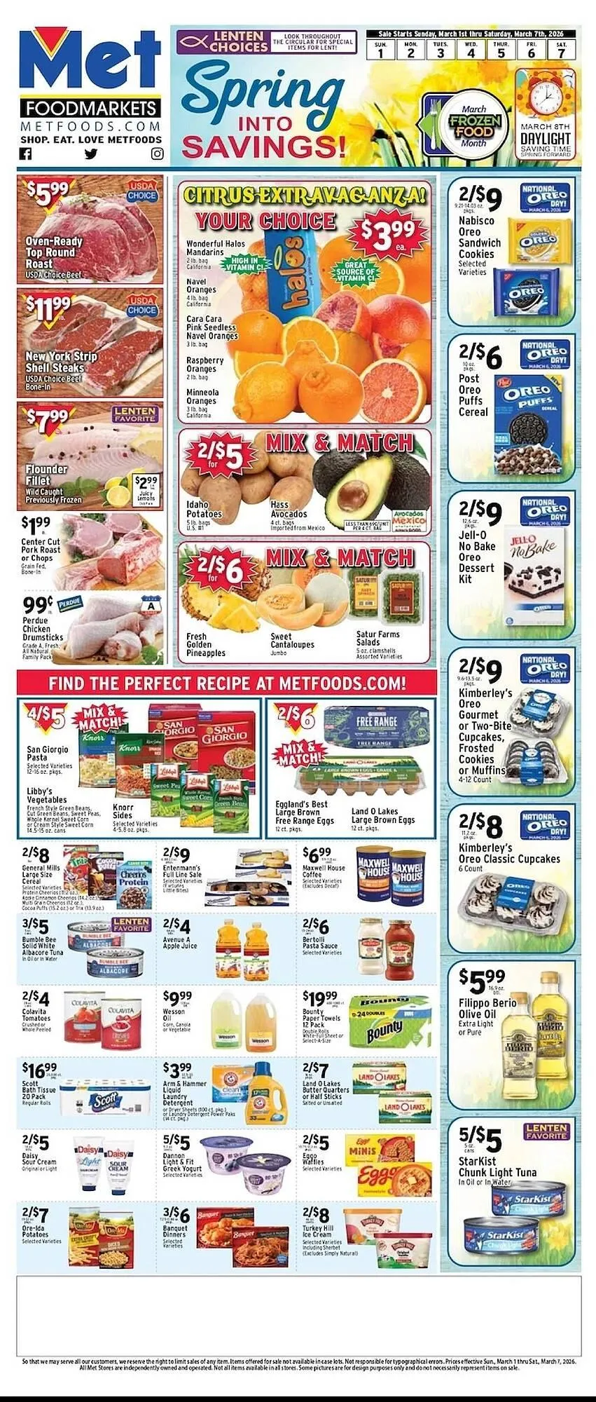 Weekly ad Met Foodmarkets weekly ad from March 1 to March 7 2026 - Page 1
