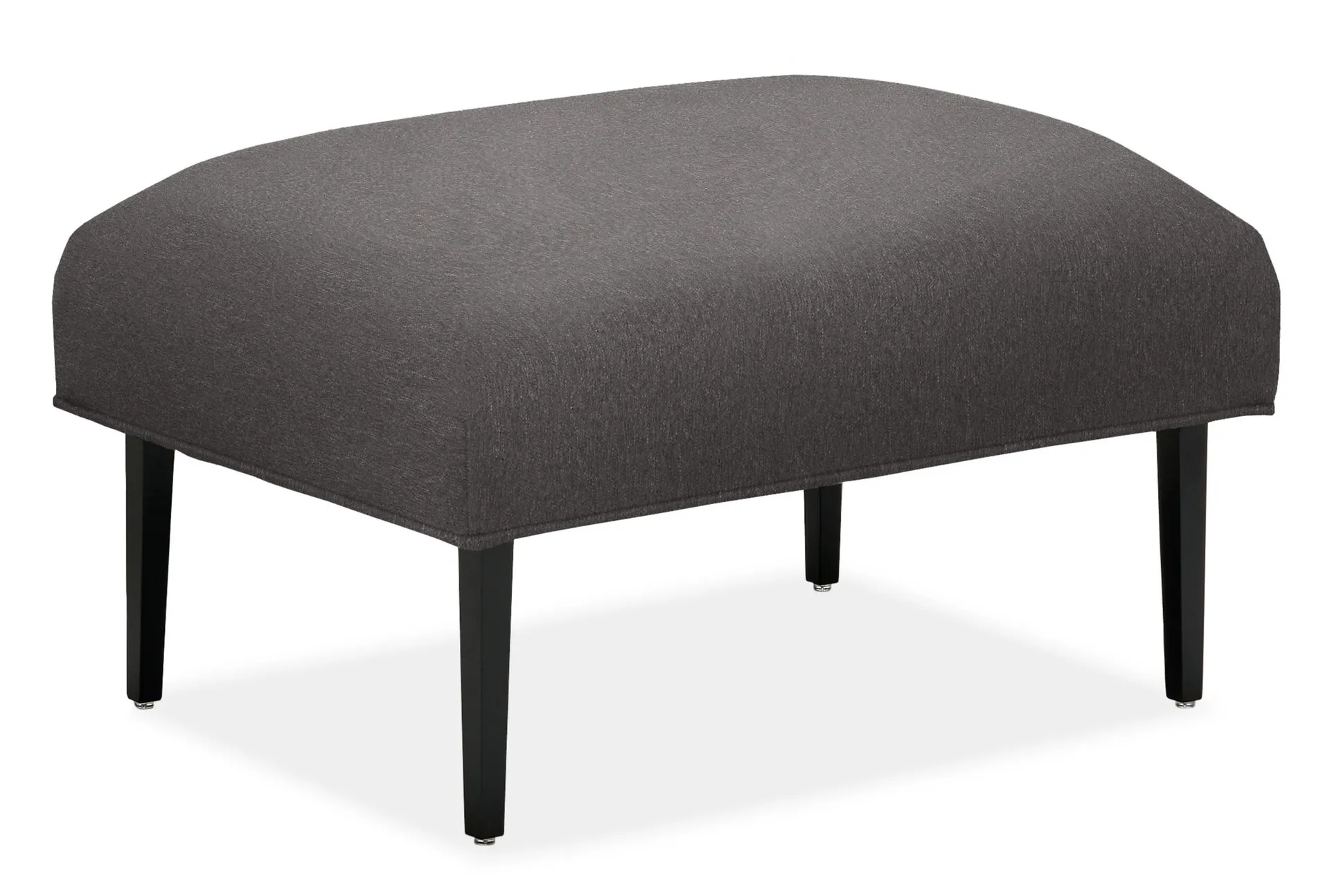 Matteo 26w 19d 16h Ottoman in Flint Gunmetal