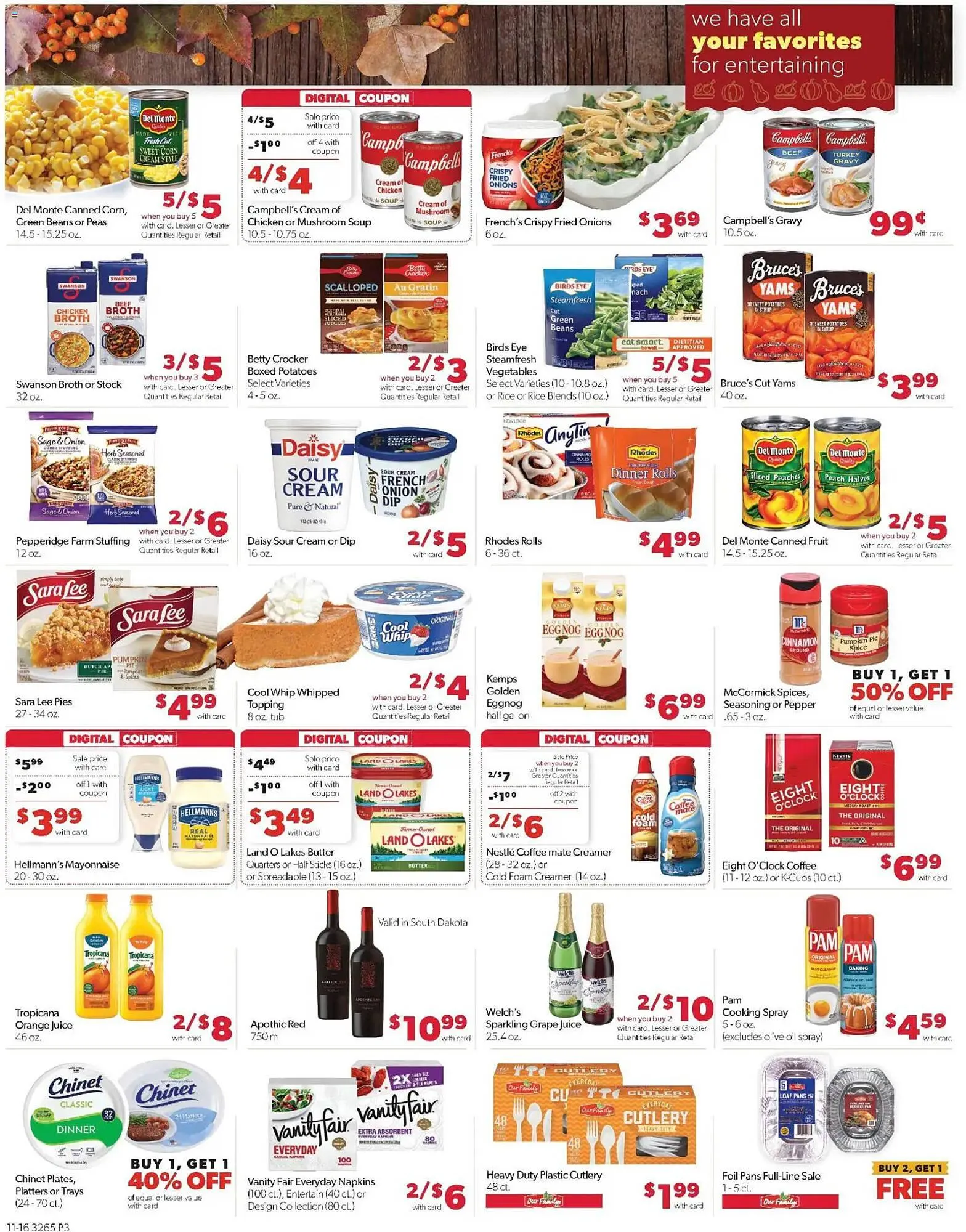 Weekly promotion Family Fare weekly ad spanning from November 16 to November 22 2025 - Page 4 for Catalogue 365