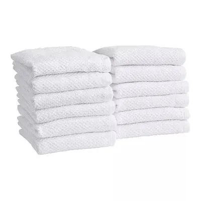 Madelinen® Acacia Popcorn 12-Pack Cotton Washcloth Set