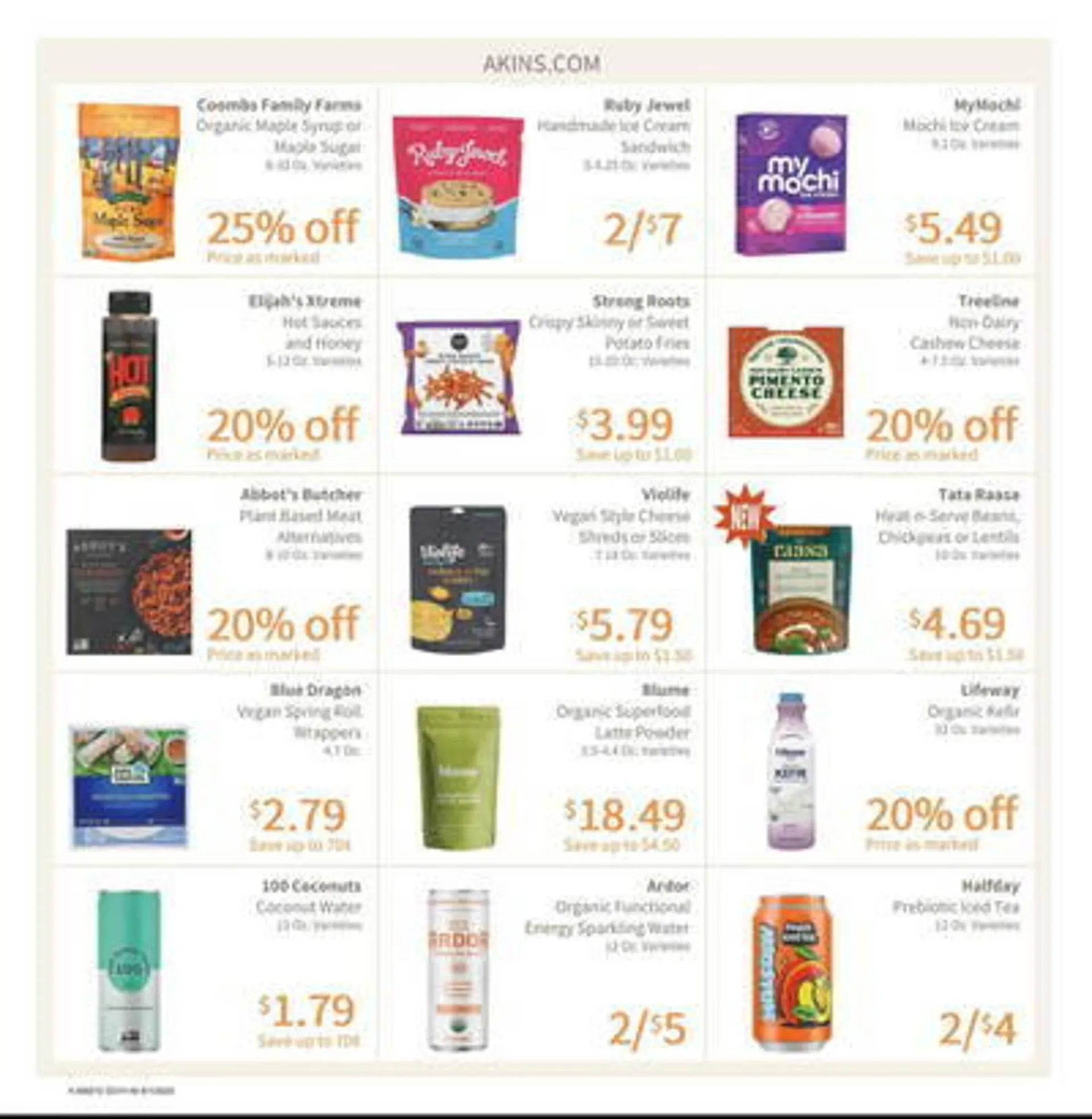 Weekly ad Akin's Natural Foods Weekly Ad from June 1 to June 30 2025 - Page 4