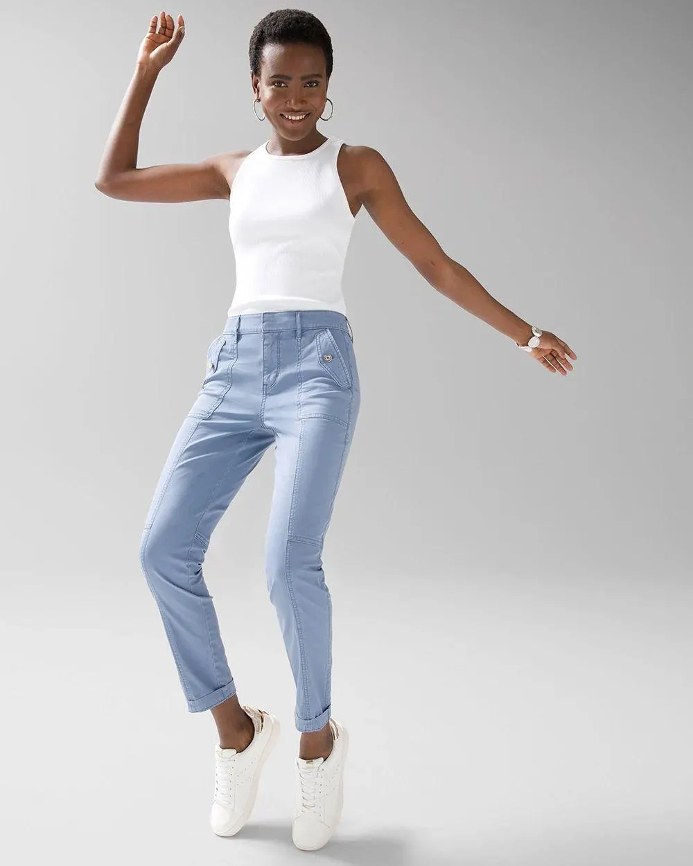 High-Rise Pret-A-Jet Slim Ankle Pants