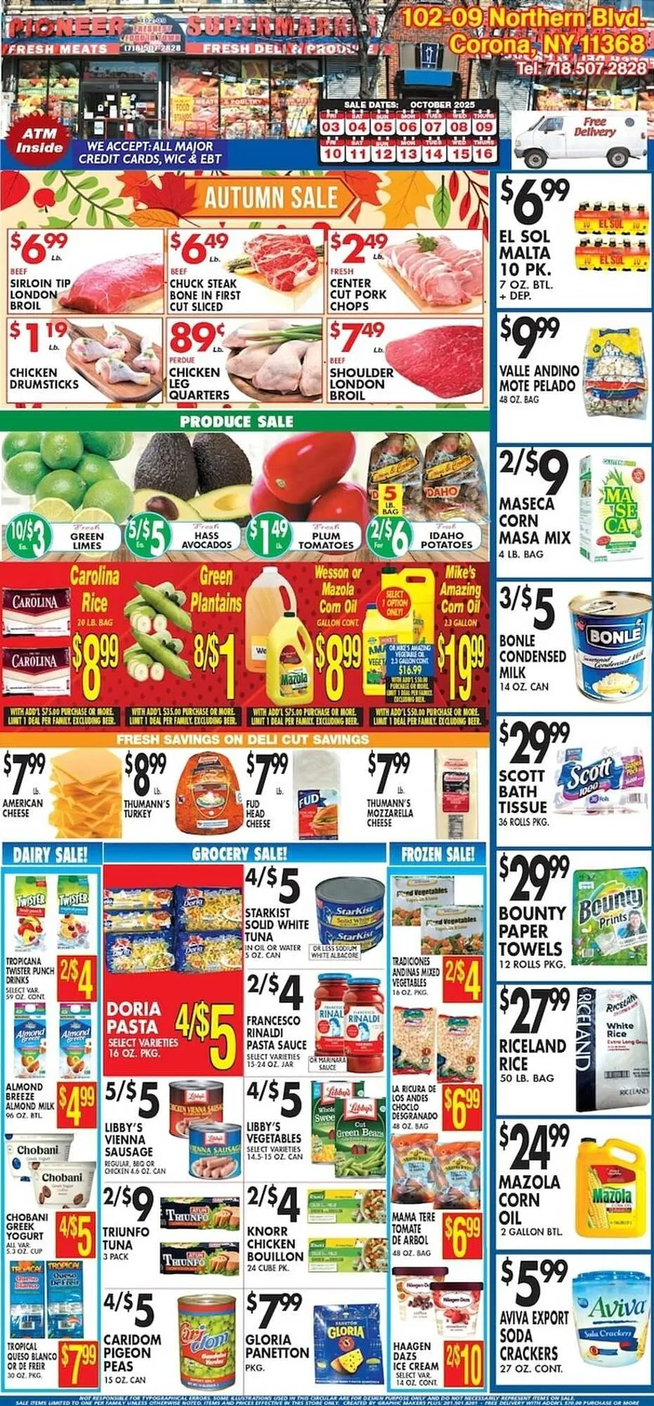 Weekly ad Pioneer Supermarkets weekly ad from October 10 to October 16 2025 - Page 1