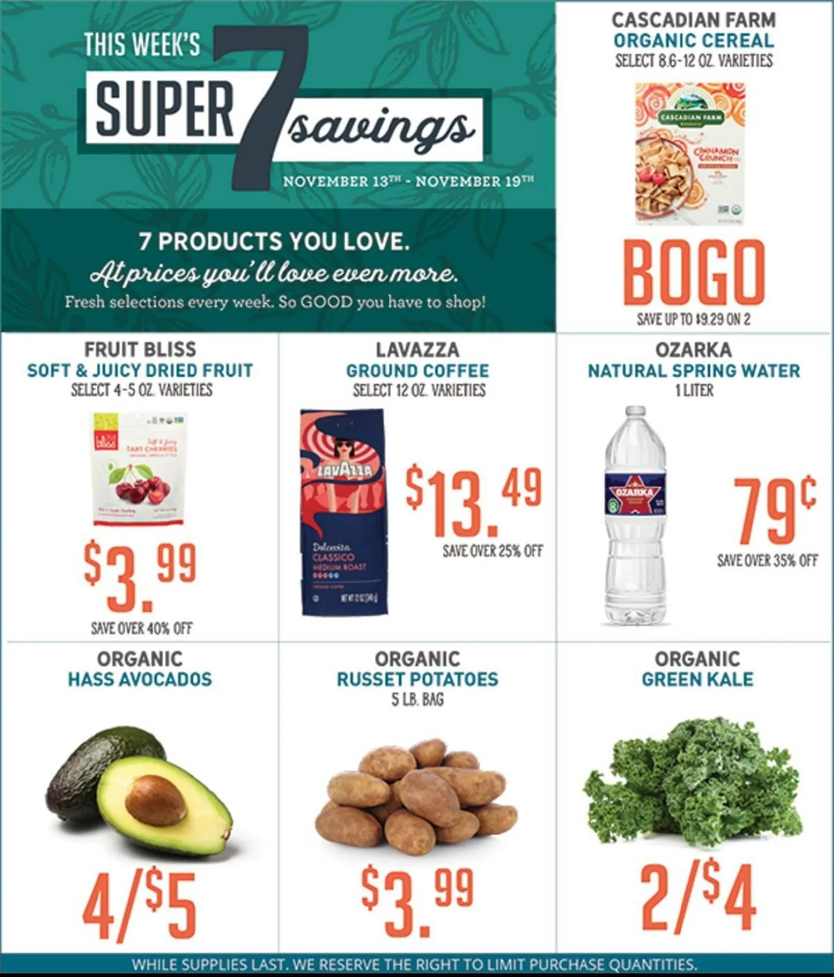 Weekly ad Akin's Natural Foods weekly ad from November 13 to November 19 2025 - Page 1