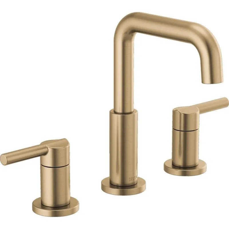 Nicoli Widespread Bathroom Faucet 3 Hole, 2-handle Bathroom Sink Faucet