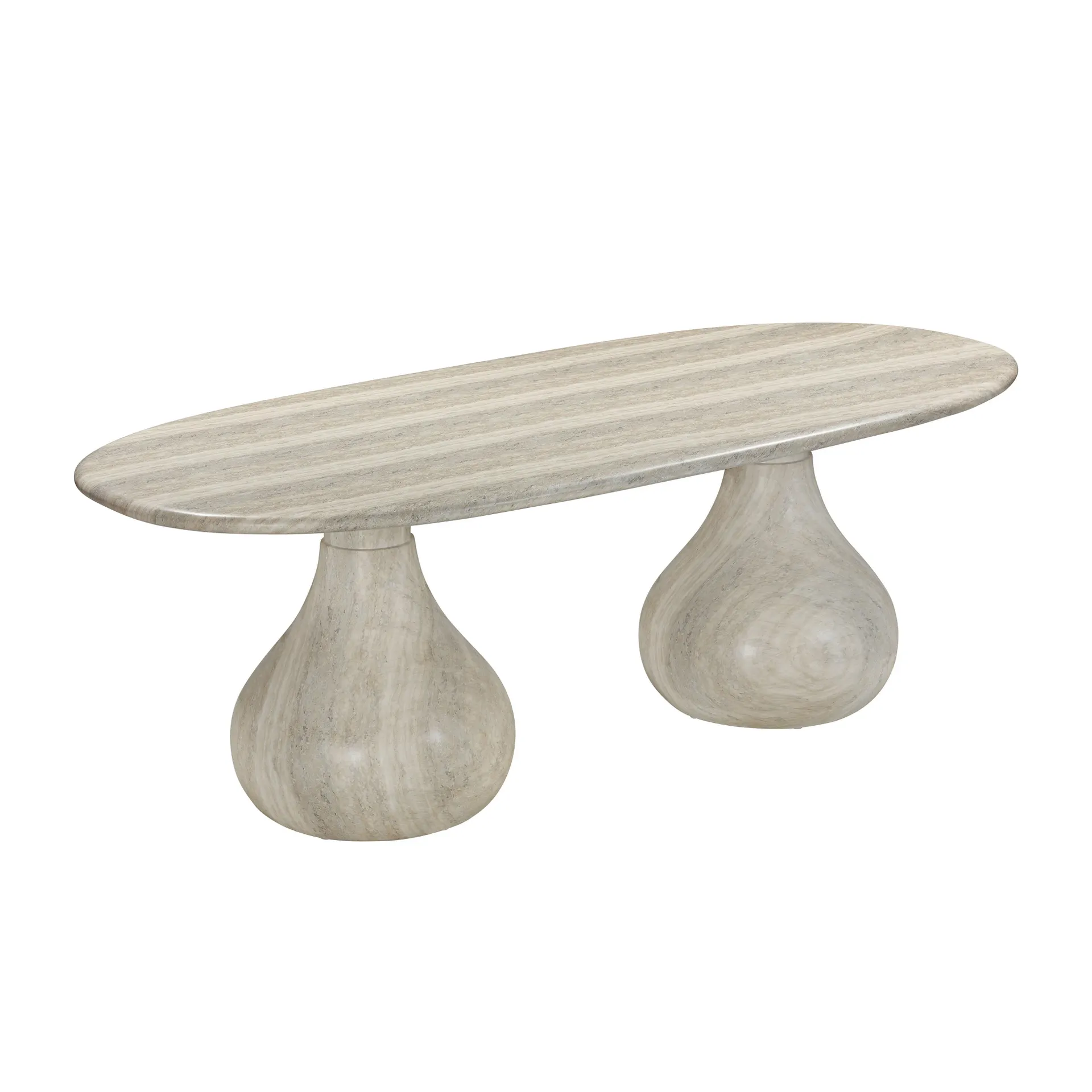 Smooch 87" Concrete Indoor / Outdoor Dining Table