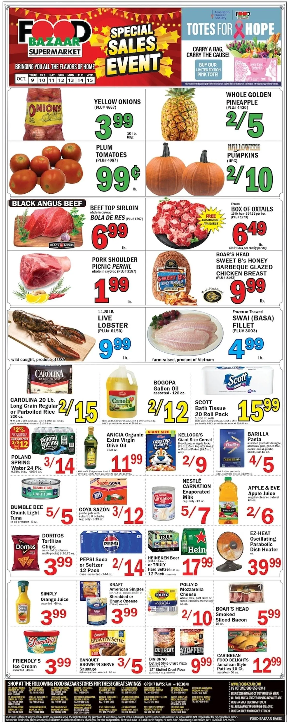 Weekly ad Food Bazaar from October 9 to October 15 2025 - Page 1
