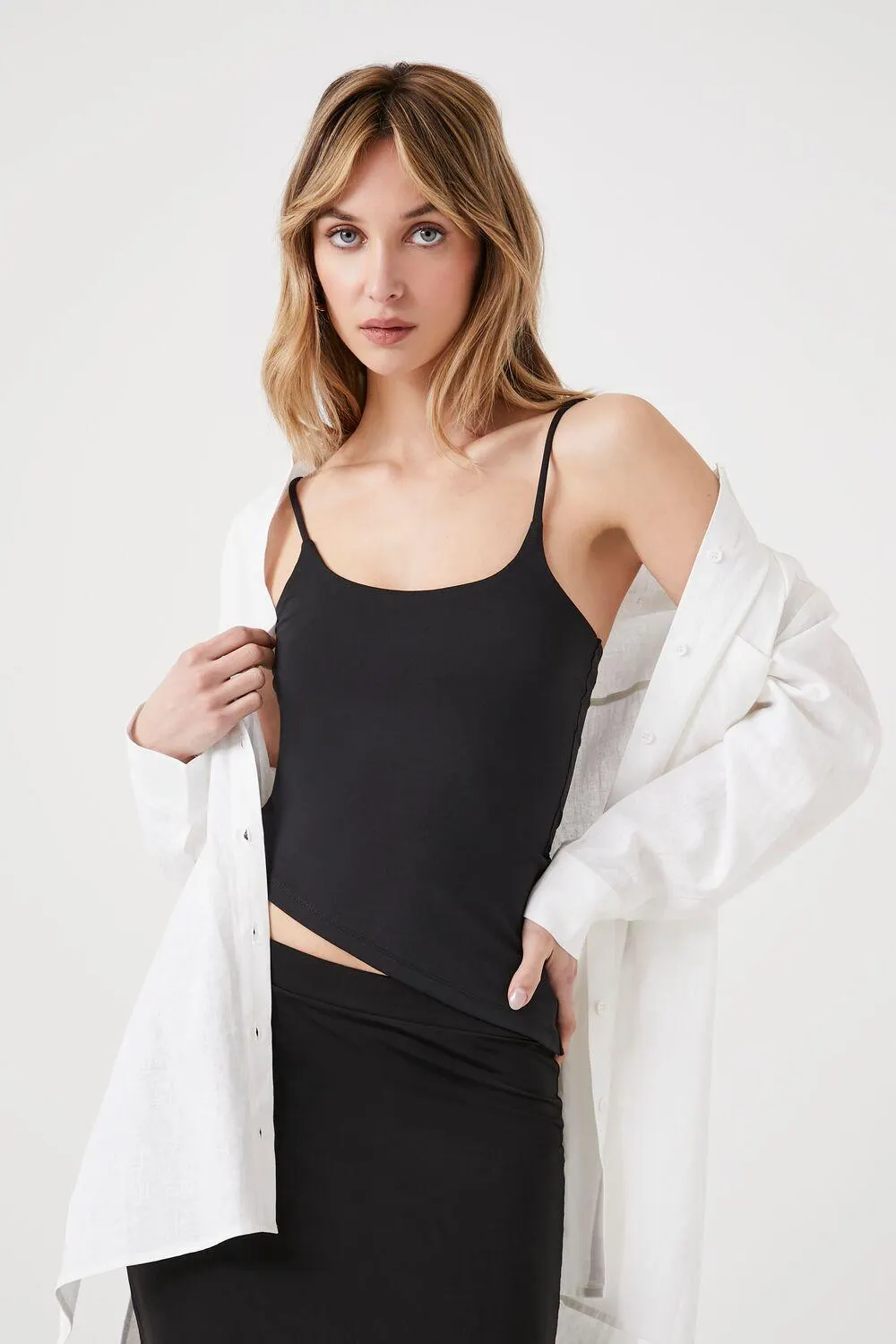 Asymmetrical-Hem Cami
