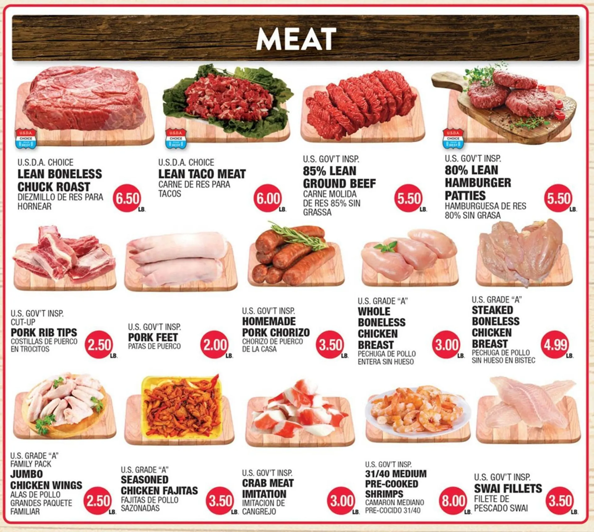 Weekly ad Carnicerias Jimenez Weekly Ad from August 10 to August 10 2025 - Page 1