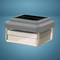 Patriot Lighting® Solar Integrated LED Harlan White Landscape Rail Light - 4 Pack