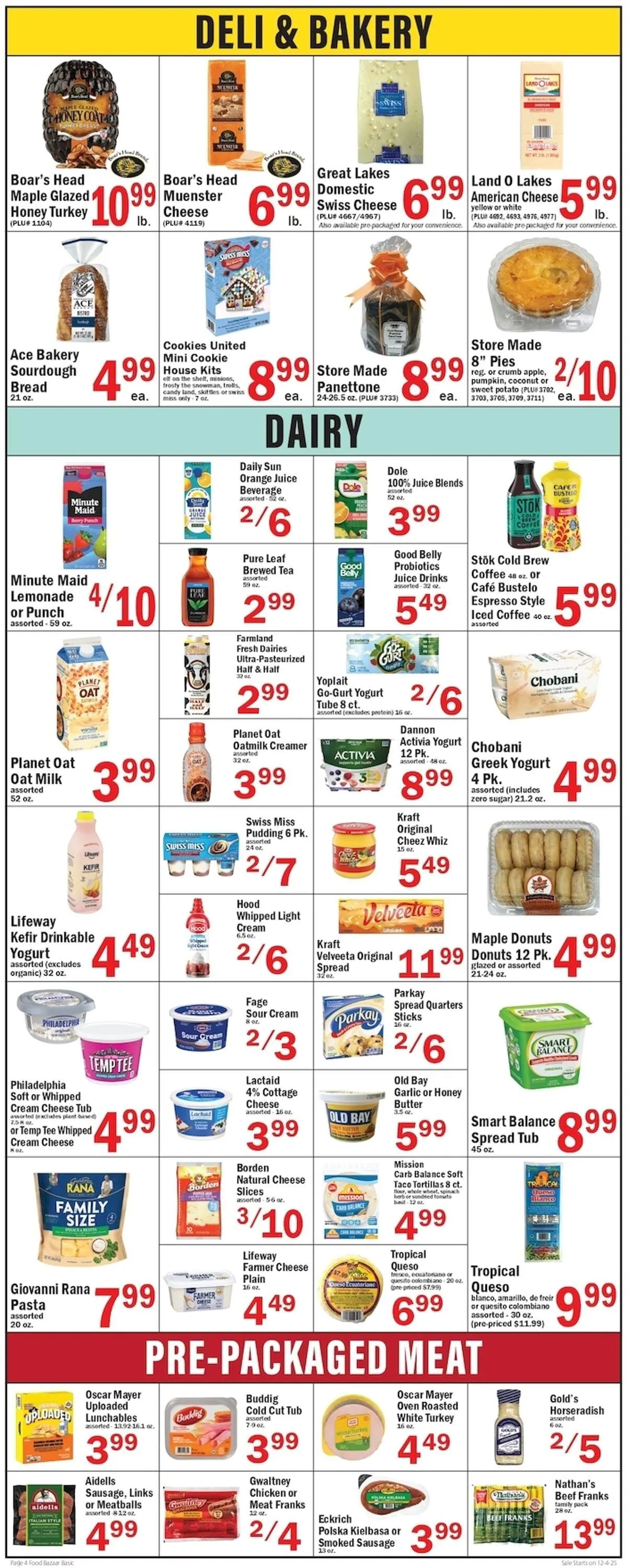 Weekly ad Food Bazaar Current weekly ad from December 4 to December 10 2025 - Page 4