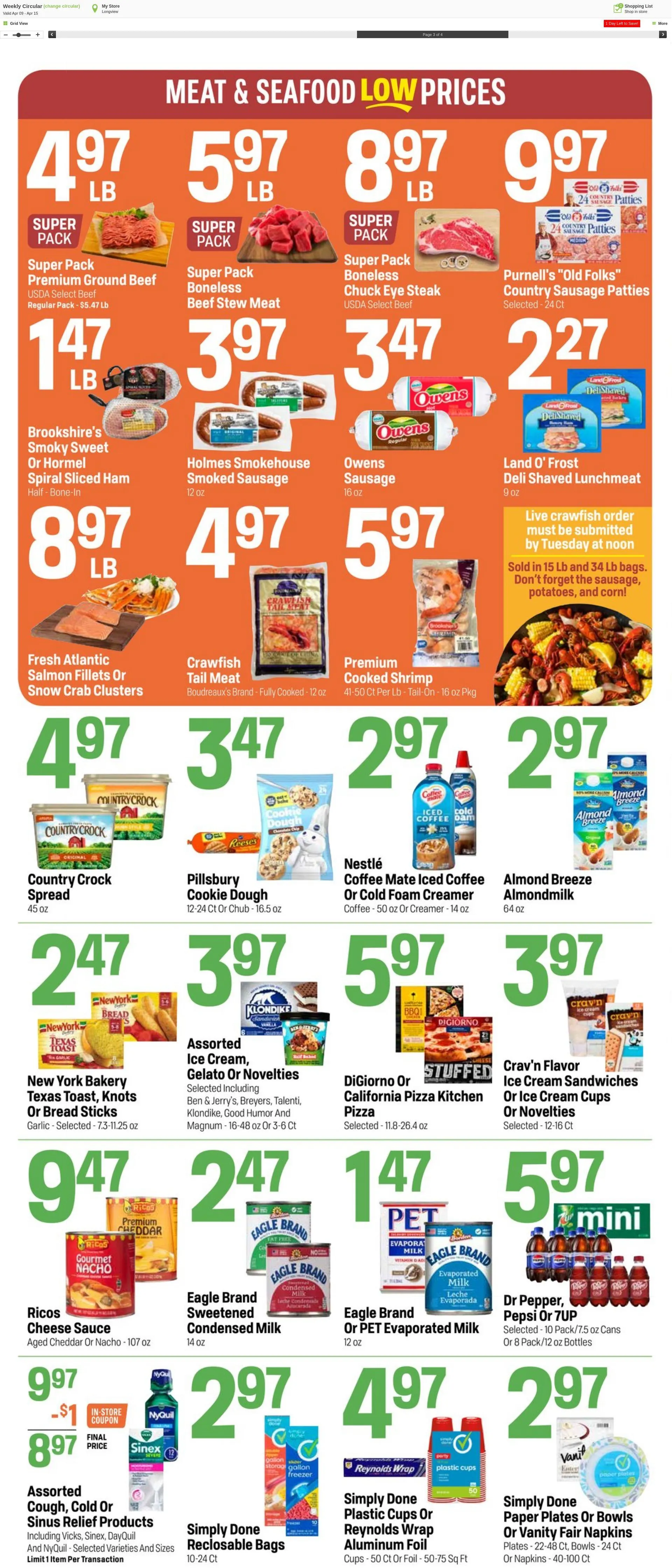 Weekly ad Super1Foods from April 16 to April 22 2025 - Page 3