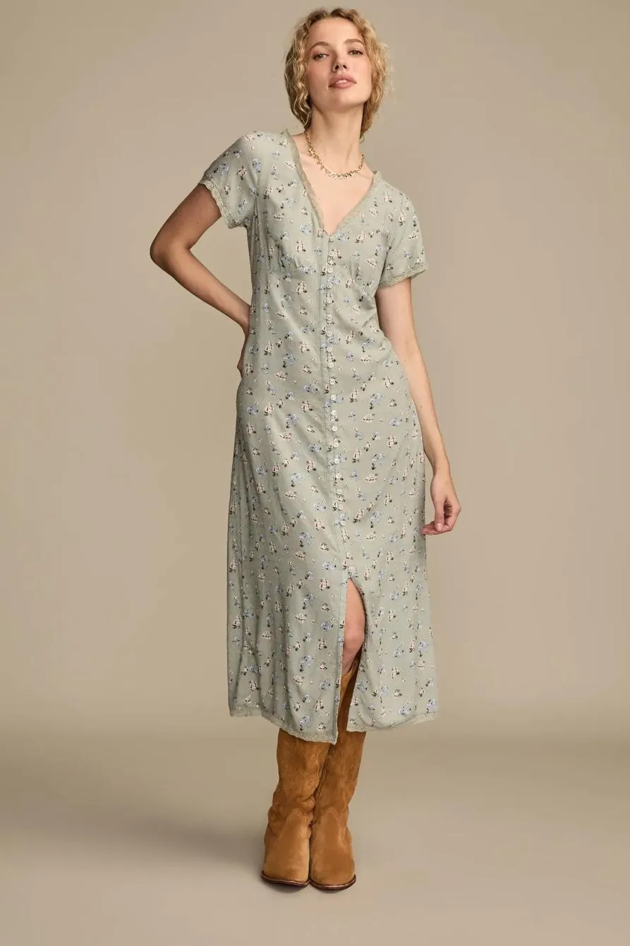 simone floral midi dress