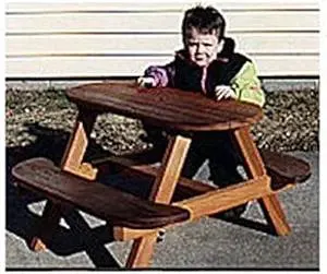 WOODCRAFT Project Paper Plan to Build Child's Picnic Table - Material Not Included