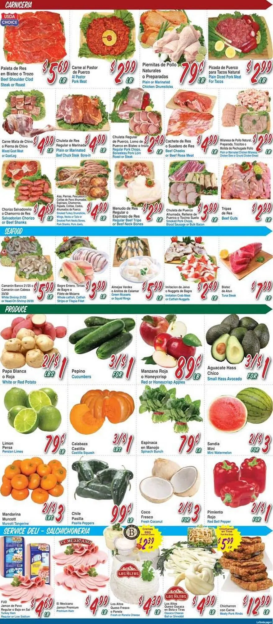 Weekly ad La Bonita Supermarkets weekly ad from October 29 to November 4 2025 - Page 4
