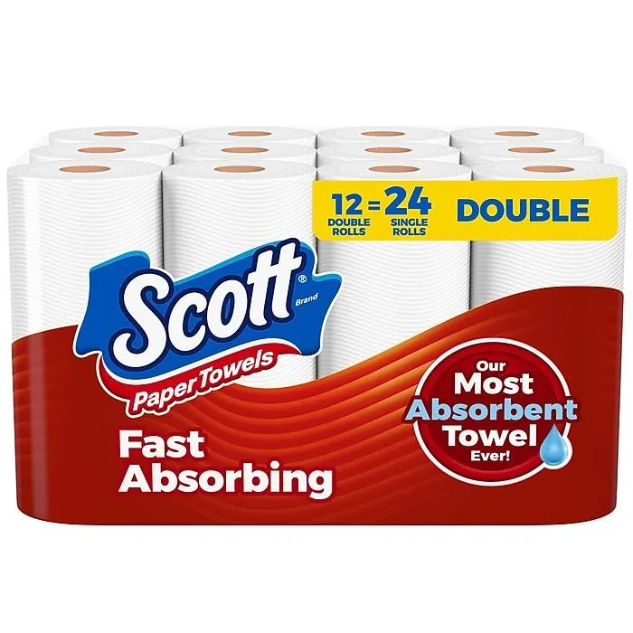 Scott Choose-A-Sheet Double Roll Paper Towels,