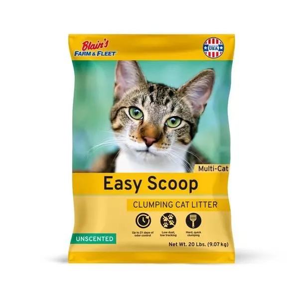 20 lb Easy Scoop Unscented Clumping Cat Litter