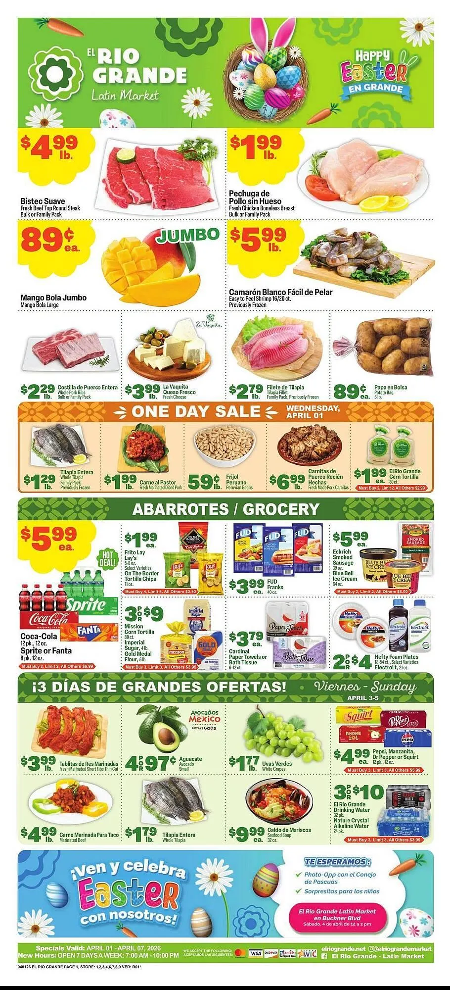 El Rio Grande weekly ad - 1