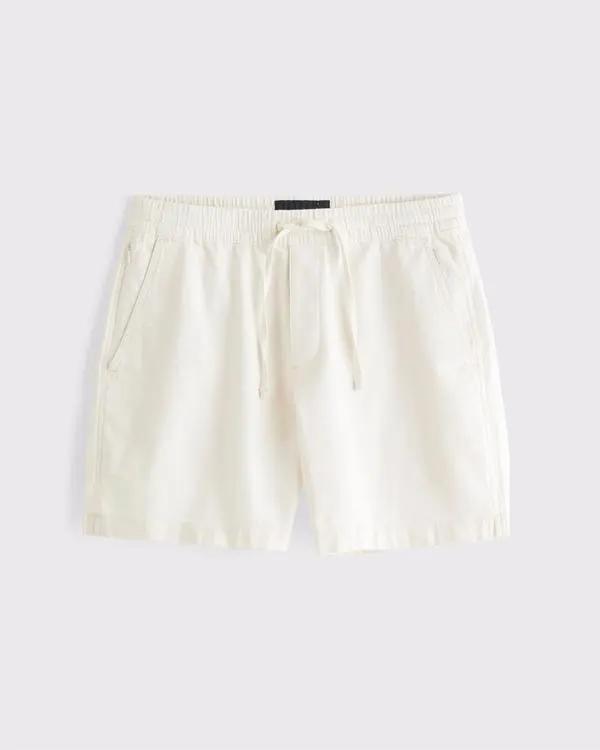 Textured Pull-On Short