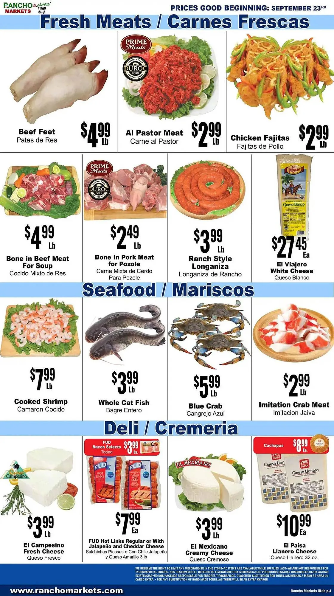 Weekly ad Rancho Markets weekly ad from September 23 to September 30 2025 - Page 4