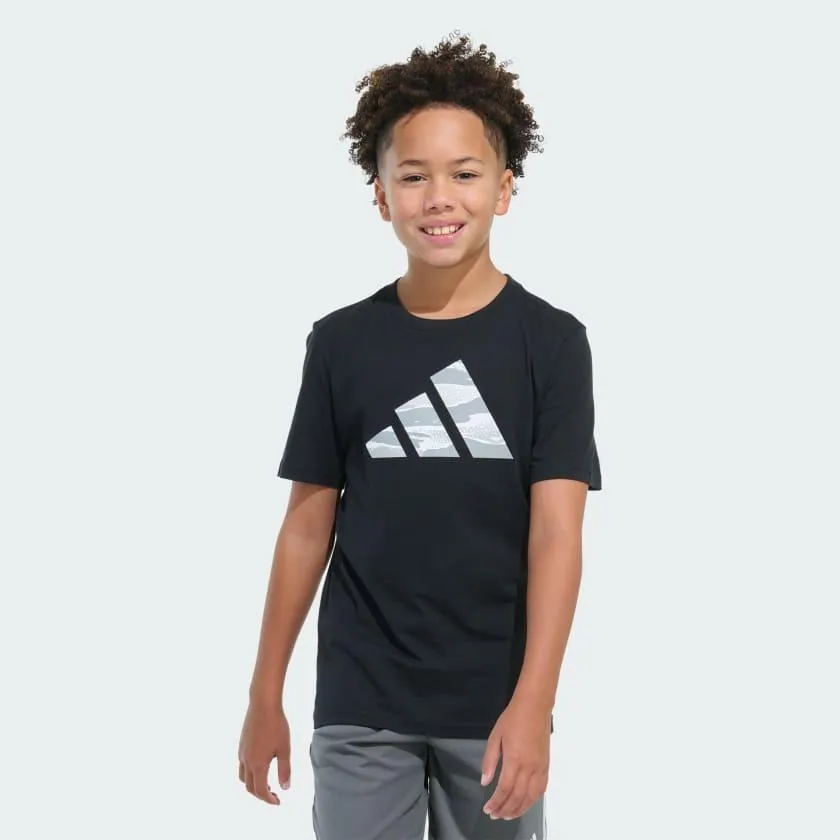 adidas Short Sleeve Tiger Camo Logo Tee