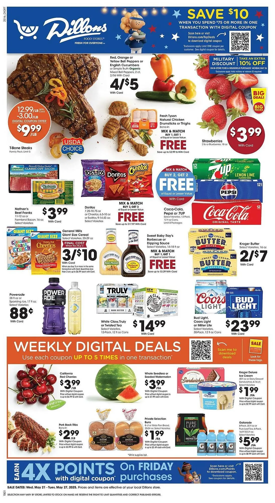 Weekly ad Dillons Weekly Ad from May 21 to May 27 2025 - Page 1