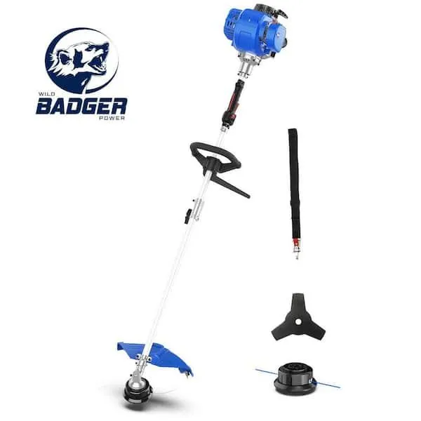 31cc String Trimmer 4-Stroke 31cc Brush Cutter Blade Gas Shoulder Strap String Trimmer Rubber Handle