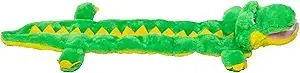 Outward Hound Squeaker Matz Plush Gator Dog Toy, XL