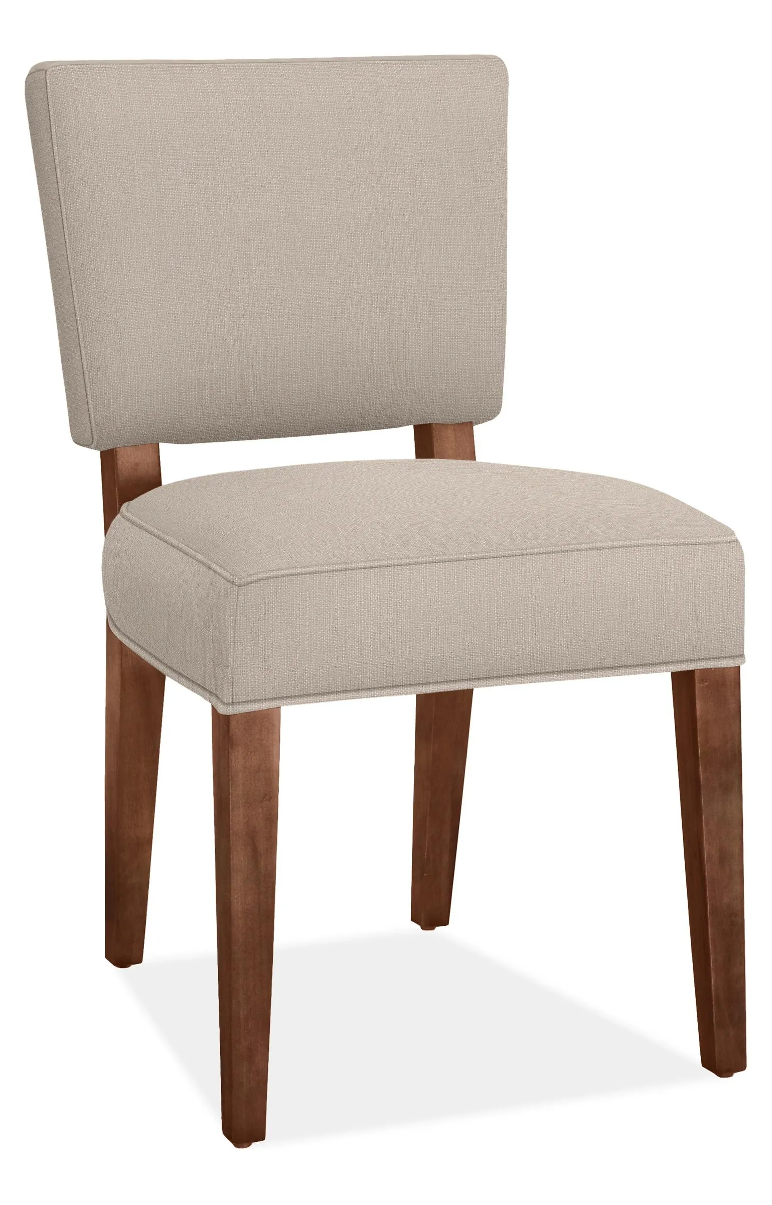 Georgia Side Chair in Hines Oatmeal with Mocha Legs