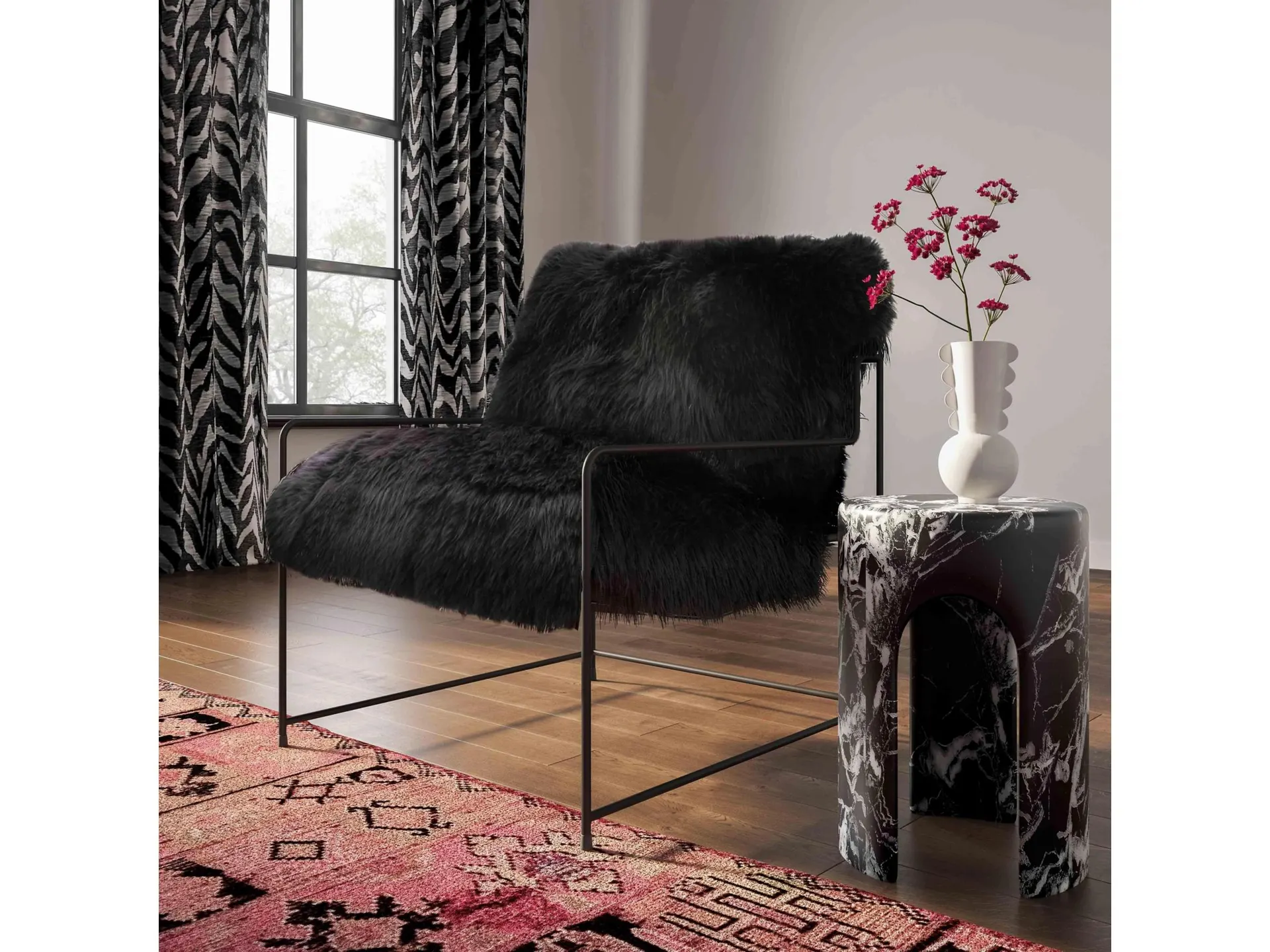 TOV Furniture Kimi Sheepskin Chair