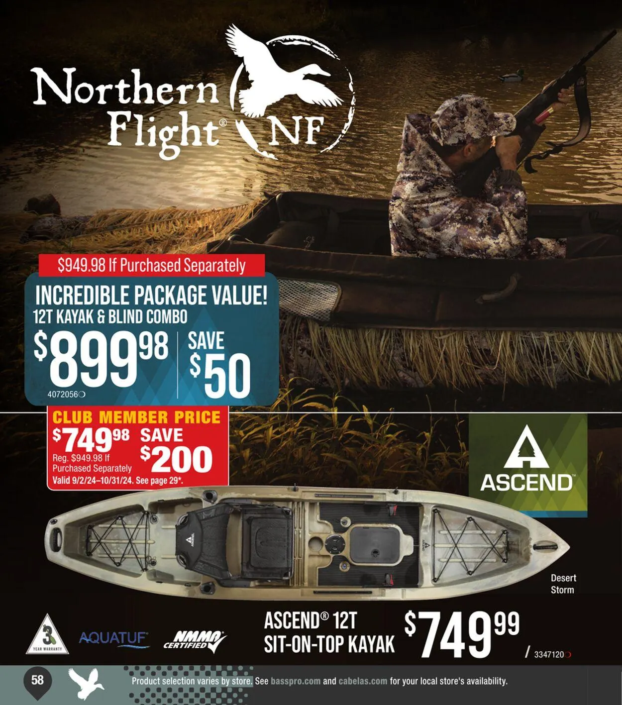 Weekly ad Bass Pro Current weekly ad from September 11 to September 25 2024 - Page 58