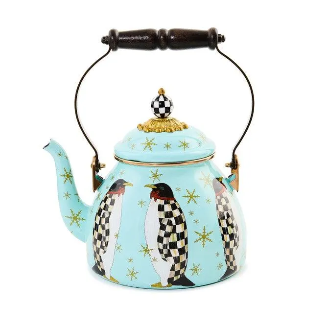 Penguin Parade 2 Quart Tea Kettle