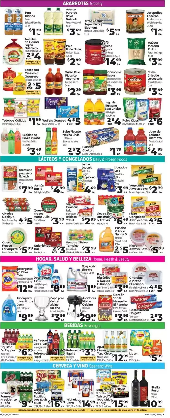 Weekly ad Supermercado El Rancho Weekly ad from April 9 to April 15 2025 - Page 2