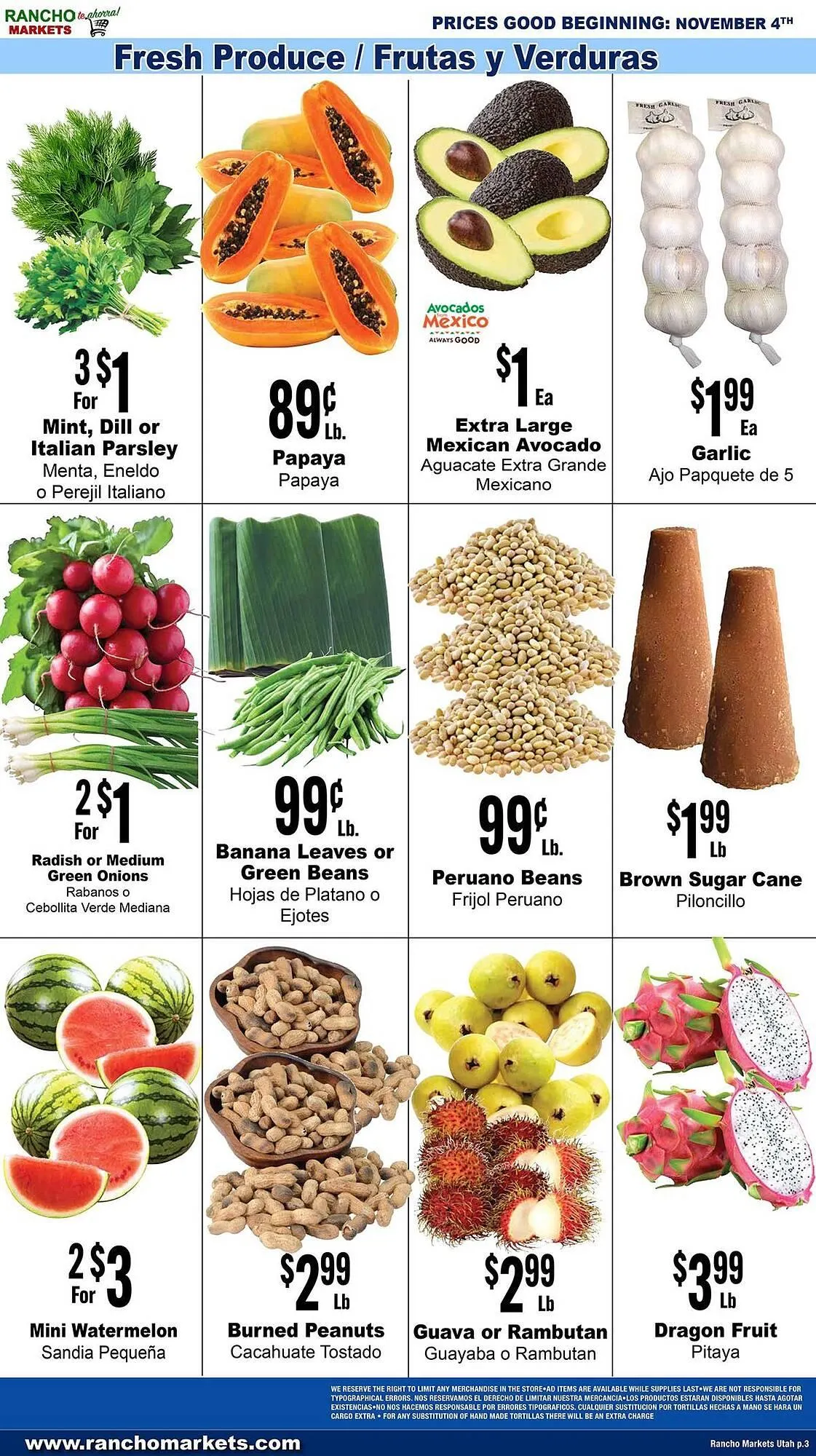 Weekly ad Rancho Markets weekly ad from November 4 to November 10 2025 - Page 3
