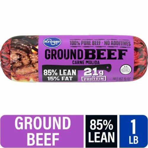 Kroger® 85/15 Ground Beef Roll 1 LB