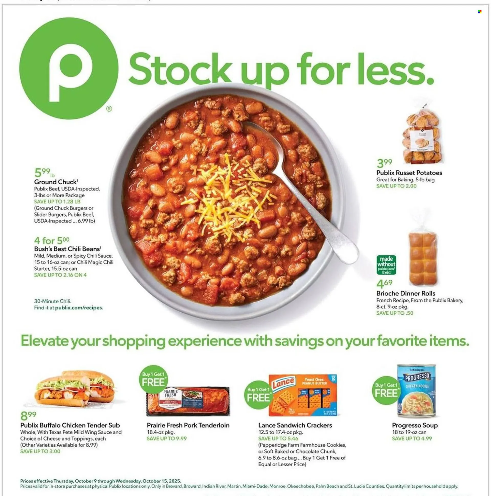 Weekly ad Publix weekly ad from October 9 to October 15 2025 - Page 1