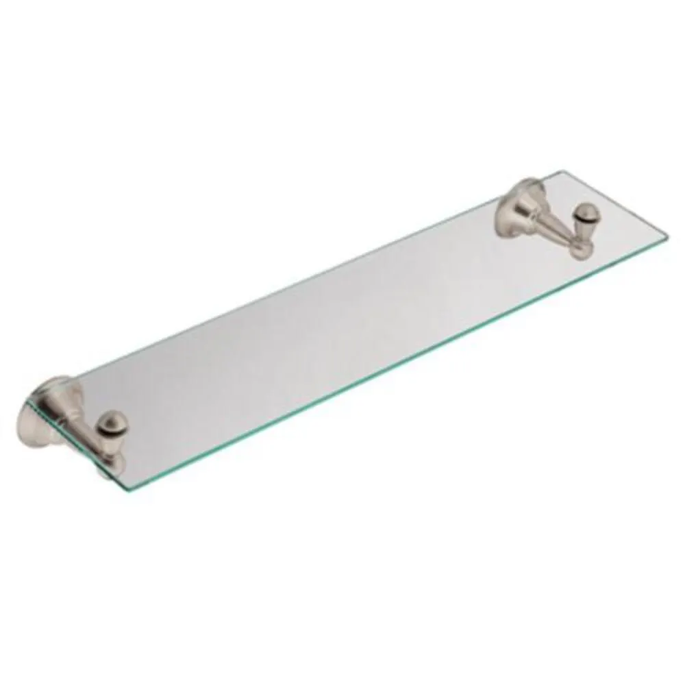 Moen® Sage™ 22" Brushed Nickel Glass Bathroom Shelf