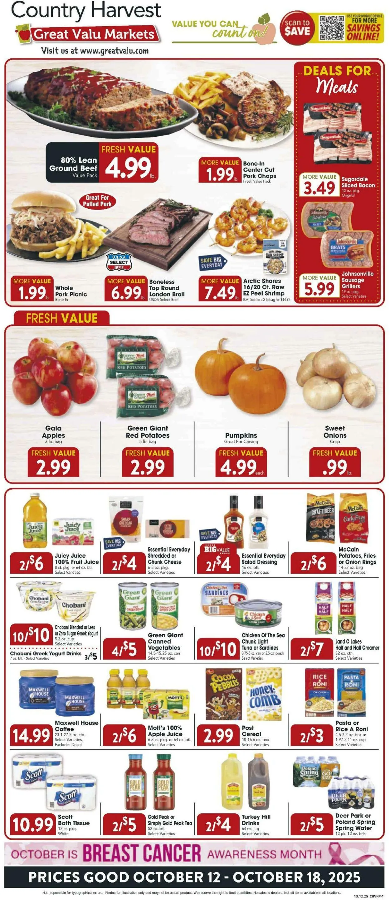 Weekly ad Farm Fresh from October 12 to October 18 2025 - Page 1