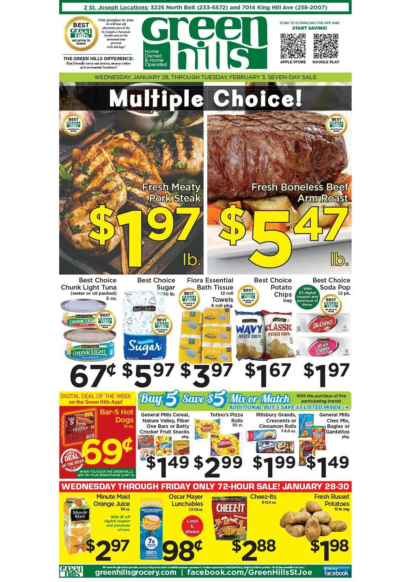 Green Hills Grocery weekly ad - 1