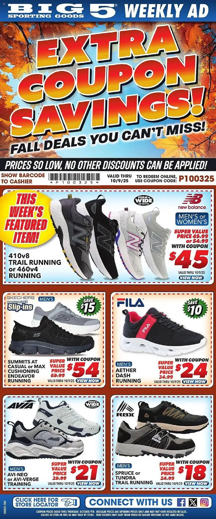 Weekly ad Big 5 weekly ad from October 3 to October 10 2025 - Page 1