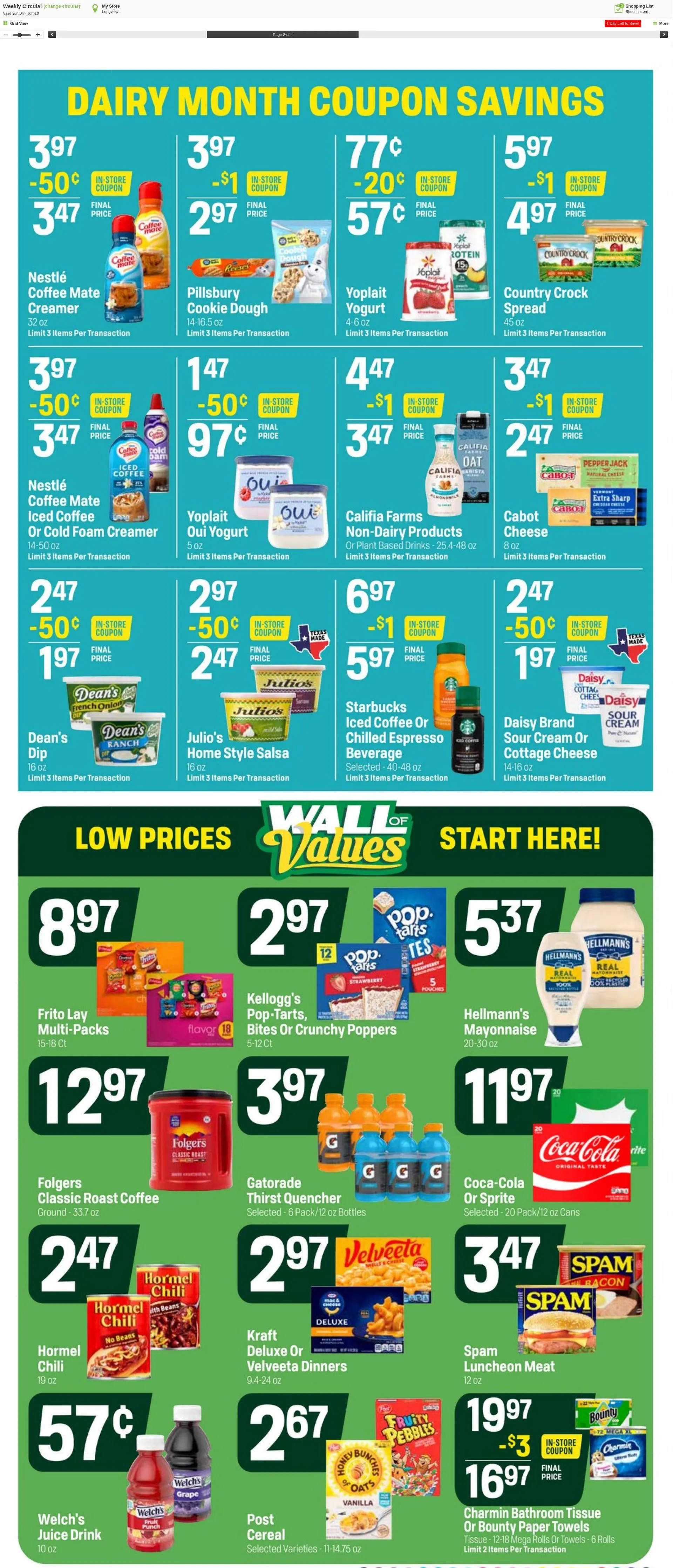 Weekly ad Super1Foods from June 11 to June 17 2025 - Page 2