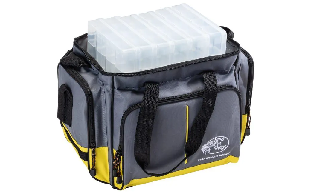 Bass Pro Shops Deluxe Fisherman Series Tackle Bag