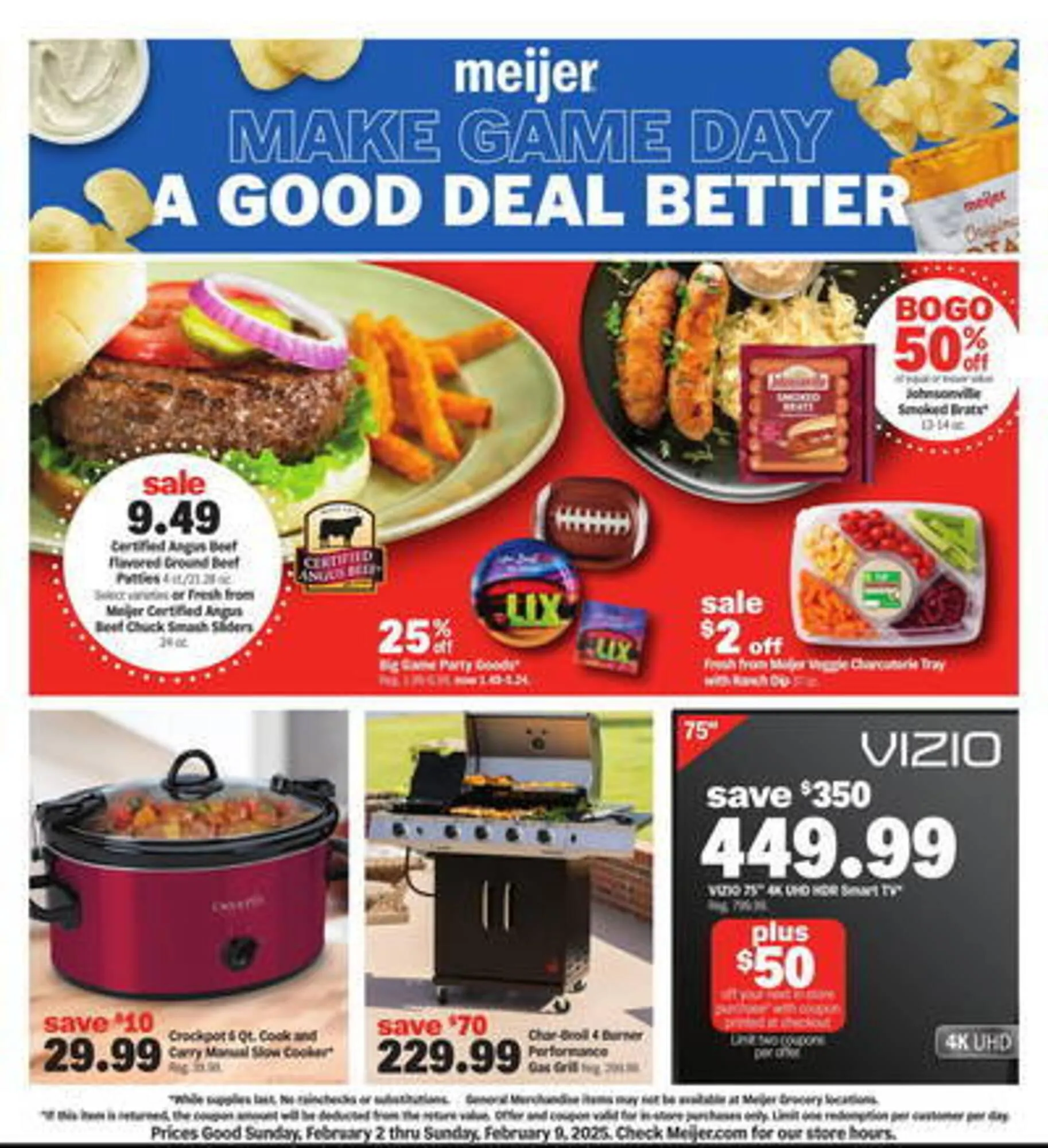 Weekly ad Meijer Weekly Ad from February 2 to February 9 2025 - Page 1