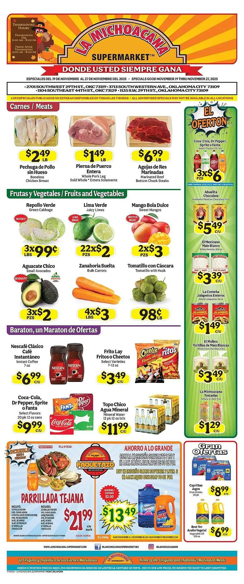 La Michoacana weekly ad - 1