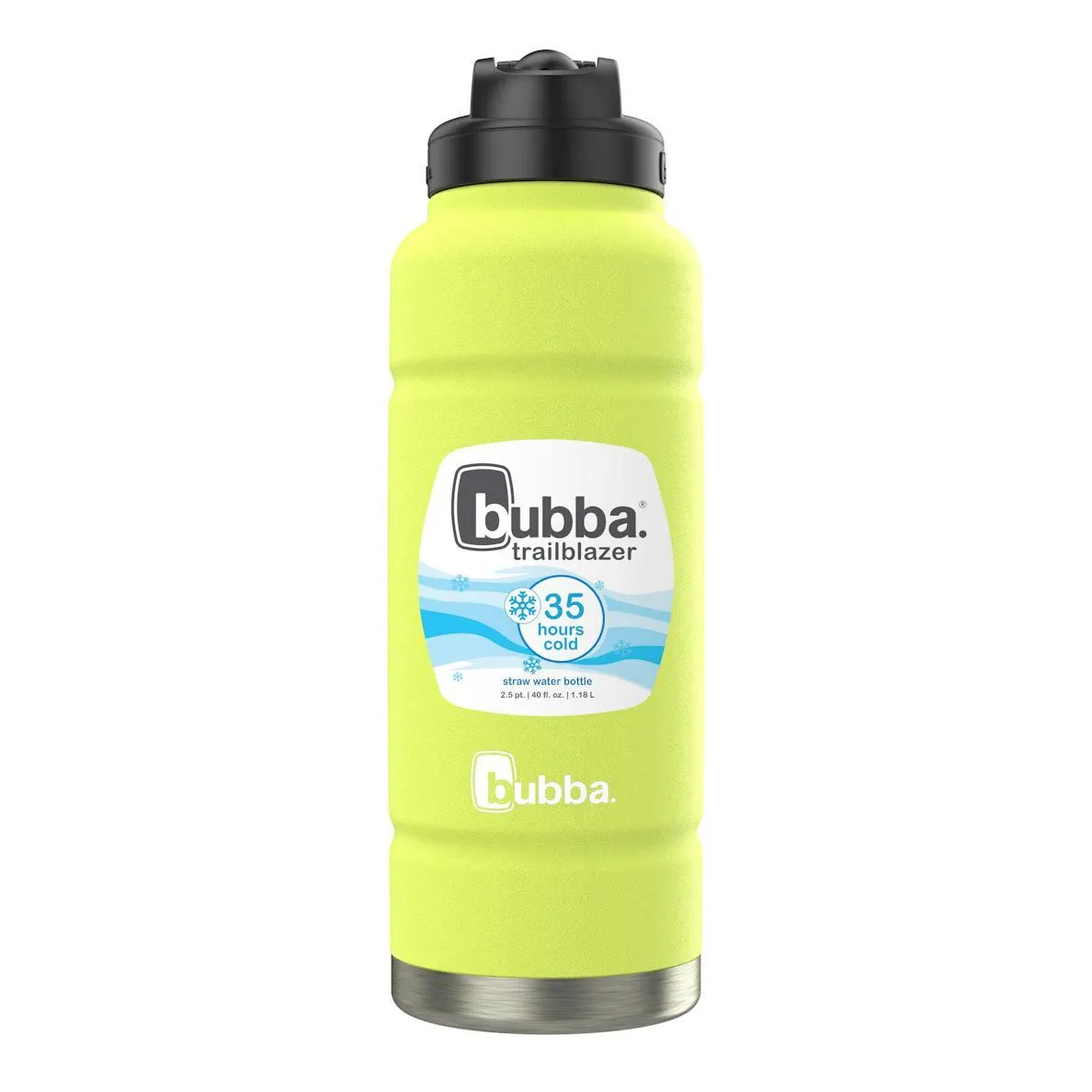 bubba Trailblazer Insulated Water Bottle with Straw Lid, 40oz