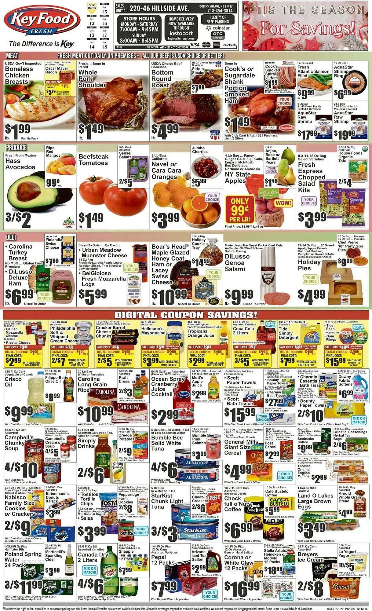 Weekly ad Key Food circular from December 12 to December 18 2025 - Page 1
