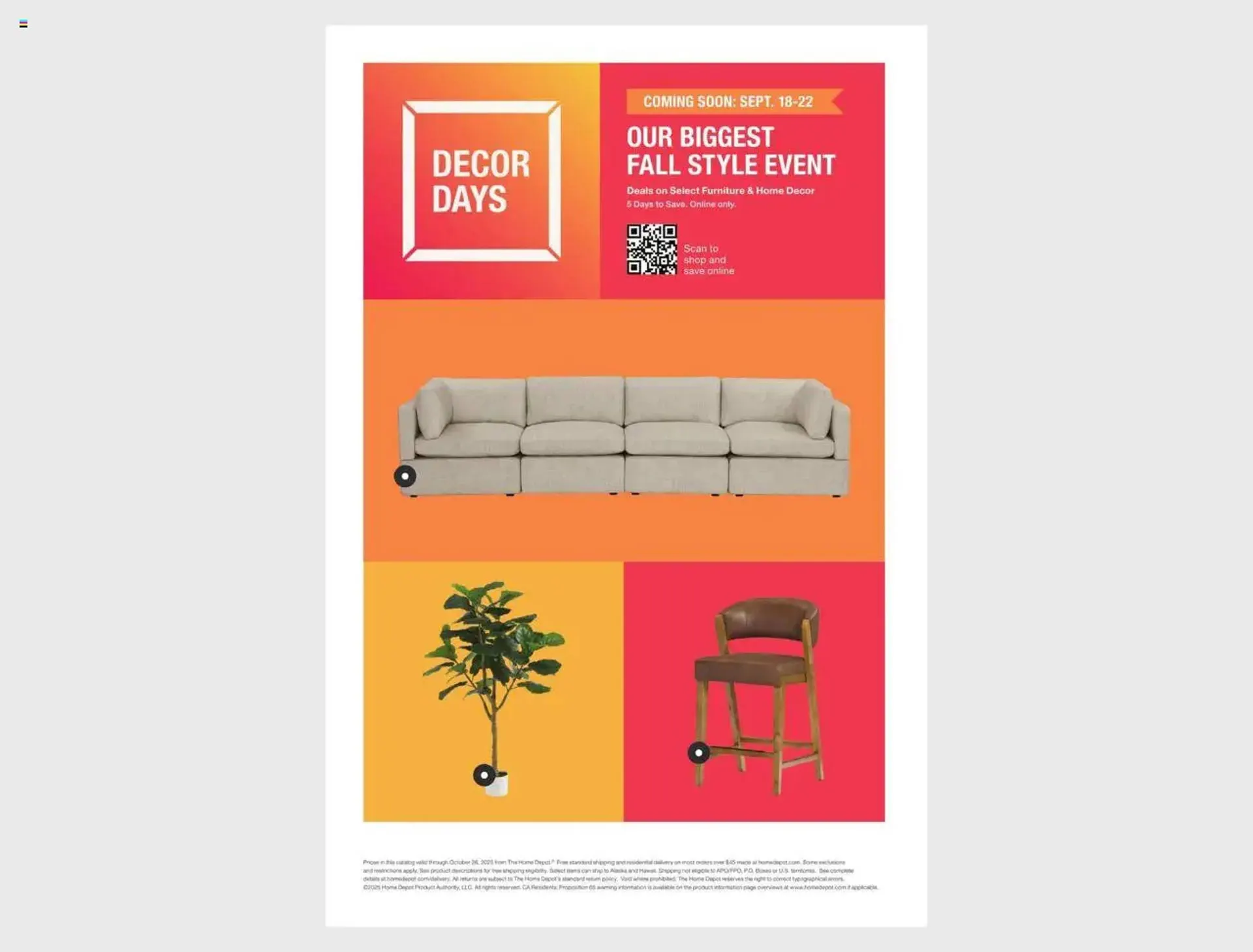 Weekly ad The Home Depot flyer from September 15 to October 27 2025 - Page 24