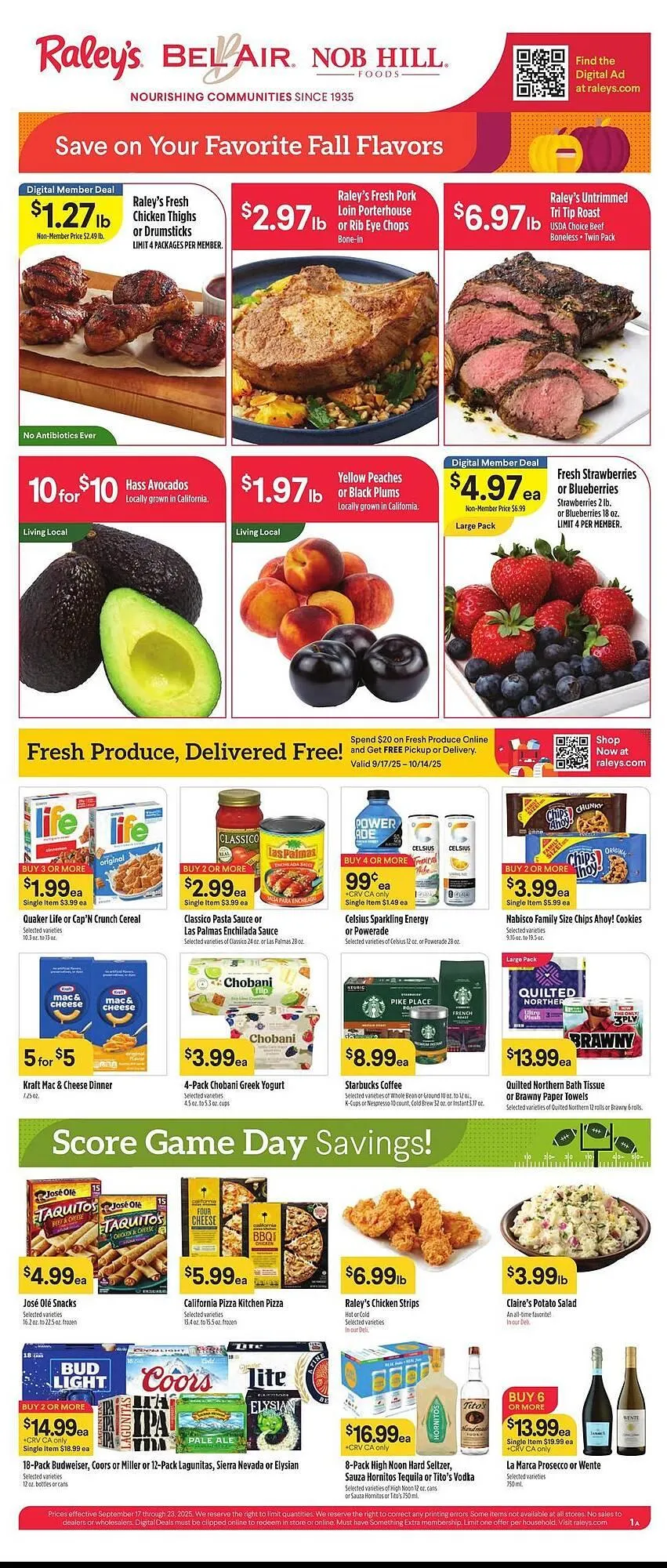 Weekly ad Bel Air Markets weekly ad from September 17 to September 23 2025 - Page 1